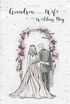 Picture of GRANDSON & WIFE WEDDING CARD